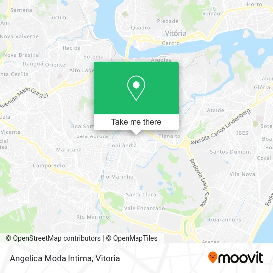 Angelica Moda Intima map