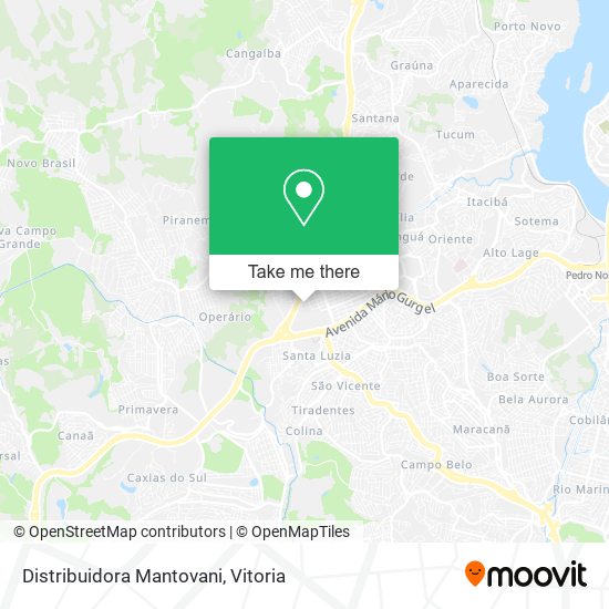 Distribuidora Mantovani map