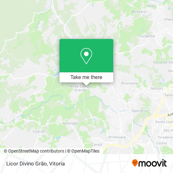 Licor Divino Grão map