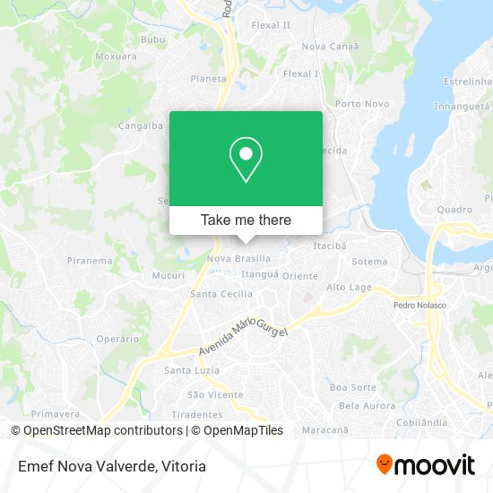 Mapa Emef Nova Valverde