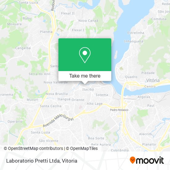 Laboratorio Pretti Ltda map