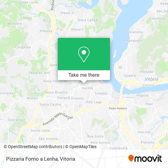 Pizzaria Forno a Lenha map