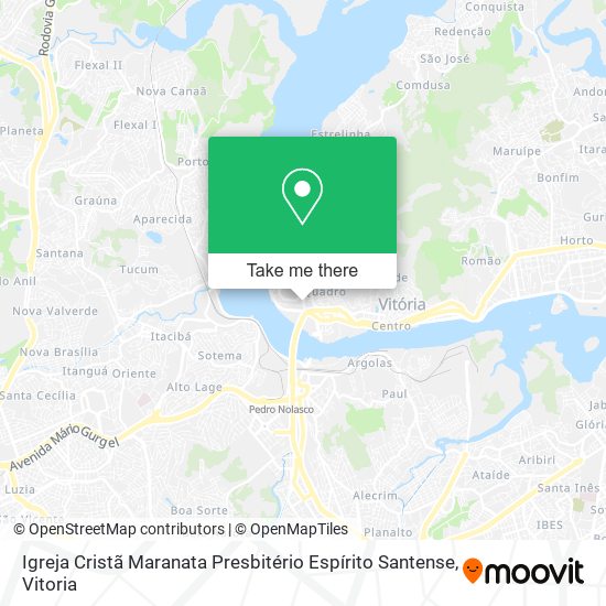 Igreja Cristã Maranata Presbitério Espírito Santense map