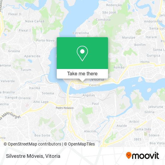 Silvestre Móveis map