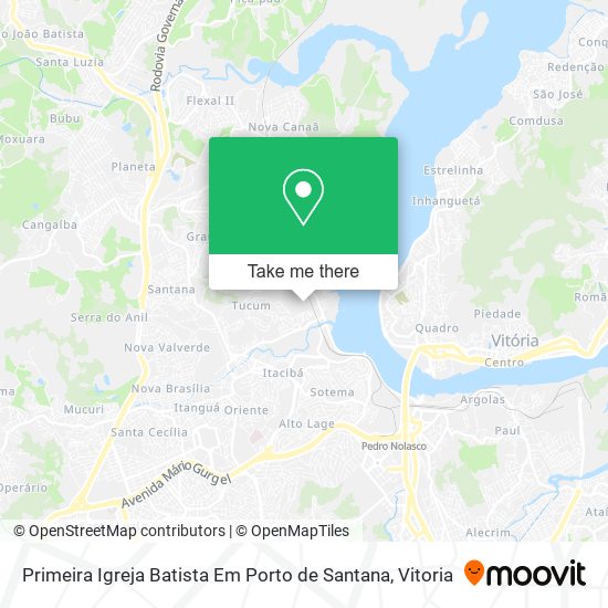 Primeira Igreja Batista Em Porto de Santana map
