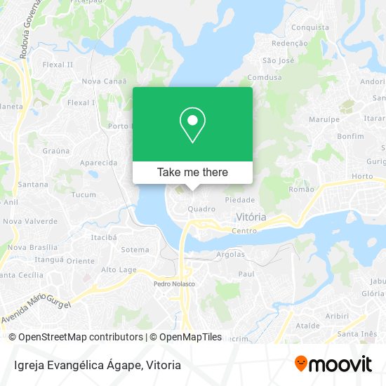 Igreja Evangélica Ágape map