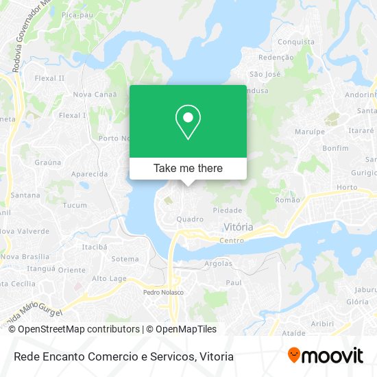 Rede Encanto Comercio e Servicos map