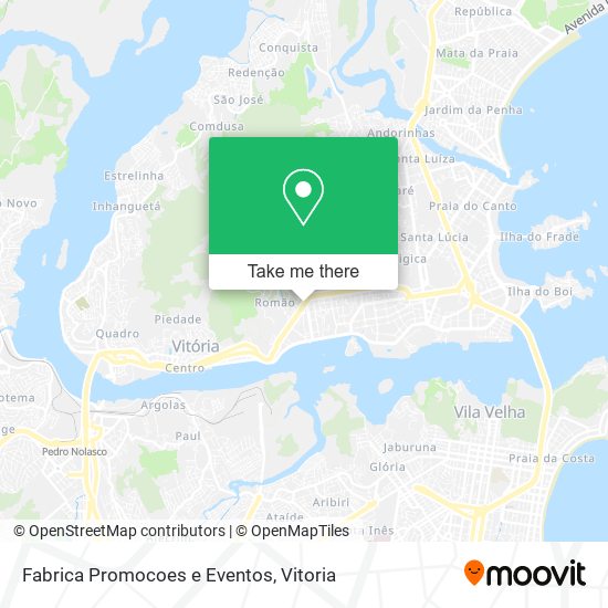 Fabrica Promocoes e Eventos map