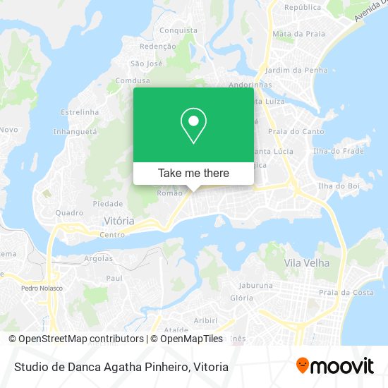 Mapa Studio de Danca Agatha Pinheiro