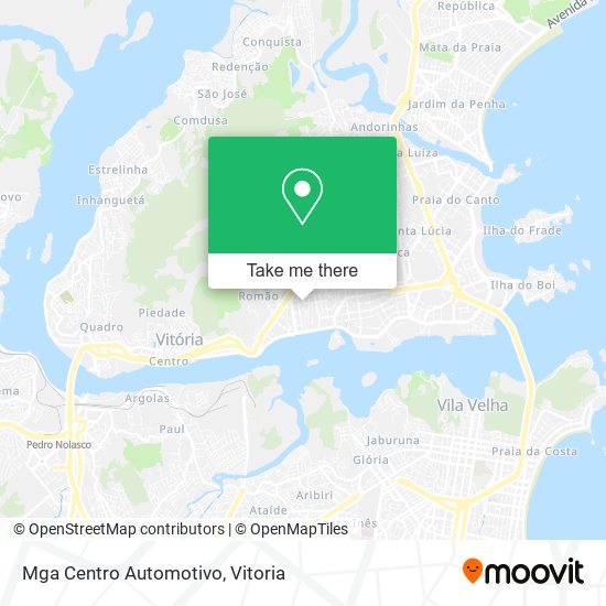 Mga Centro Automotivo map