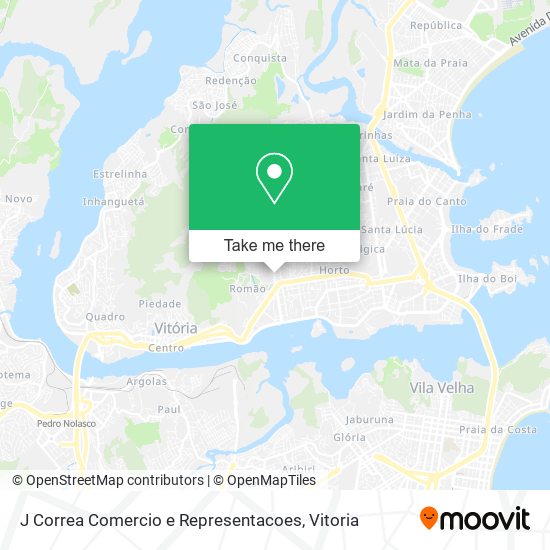 J Correa Comercio e Representacoes map