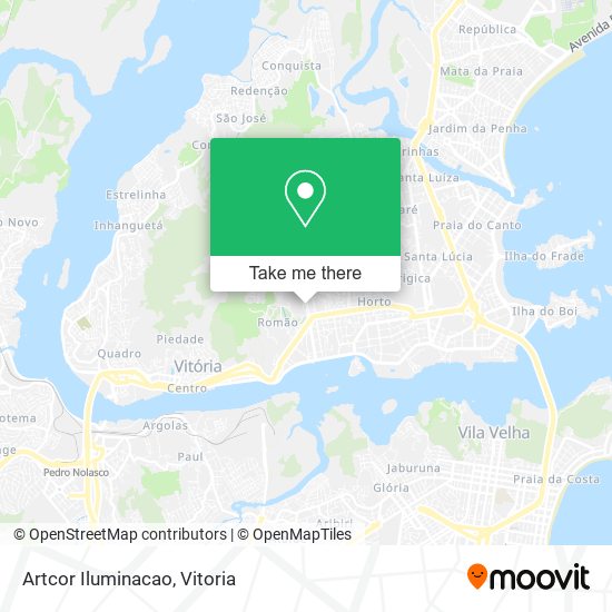Artcor Iluminacao map