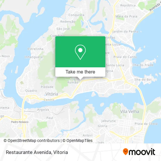 Restaurante Avenida map