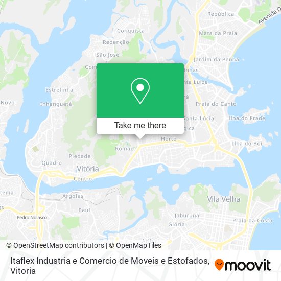 Mapa Itaflex Industria e Comercio de Moveis e Estofados