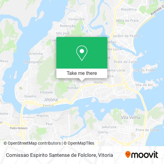 Mapa Comissao Espirito Santense de Folclore