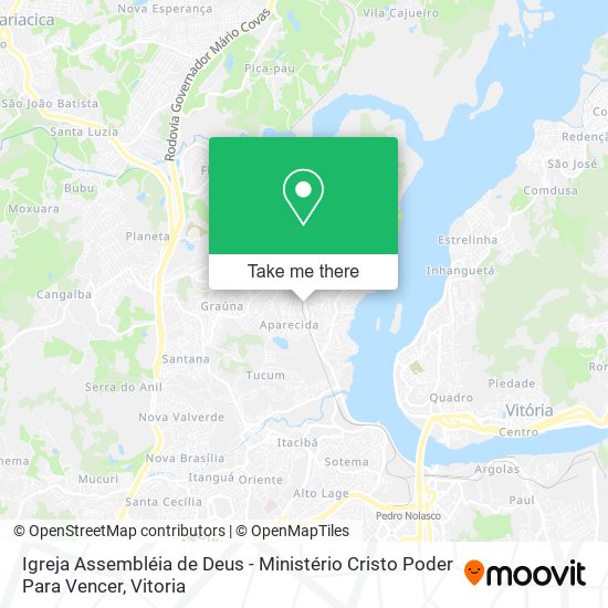 Igreja Assembléia de Deus - Ministério Cristo Poder Para Vencer map