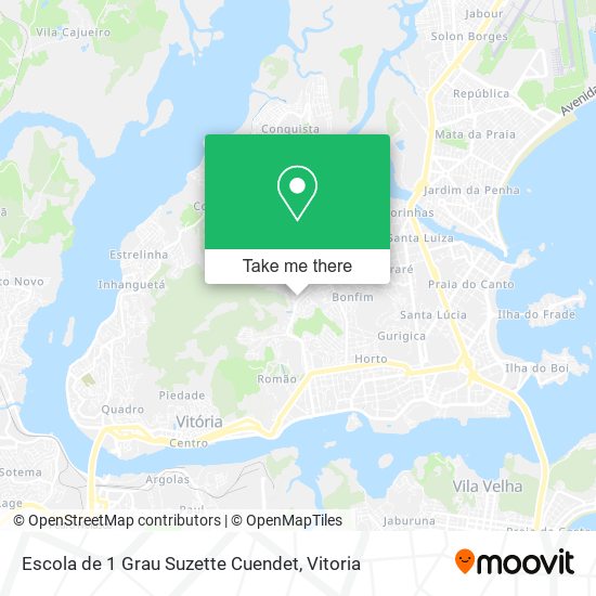 Mapa Escola de 1 Grau Suzette Cuendet