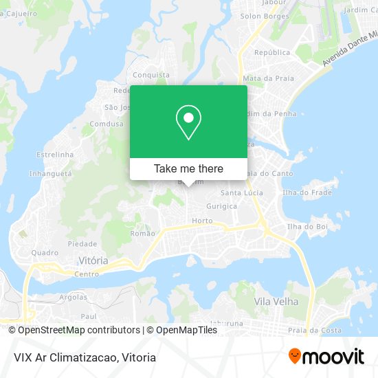 VIX Ar Climatizacao map