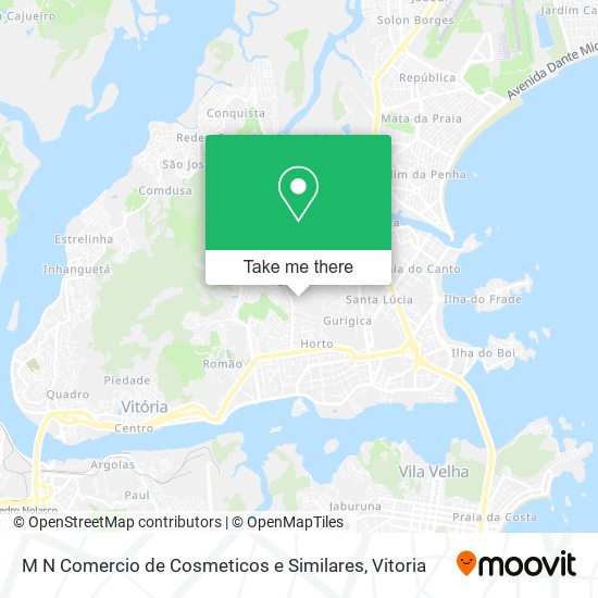 M N Comercio de Cosmeticos e Similares map