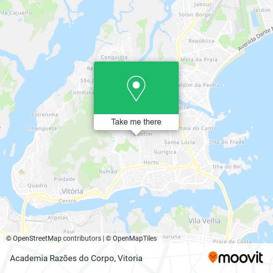 Mapa Academia Razões do Corpo