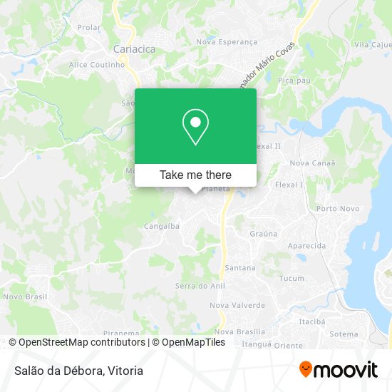 Salão da Débora map