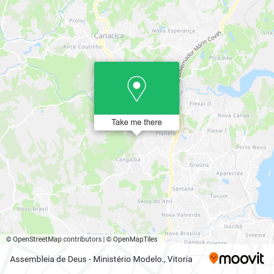 Assembleia de Deus - Ministério Modelo. map
