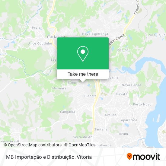 MB Importação e Distribuição map