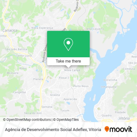 Agência de Desenvolvimento Social Adeflex map