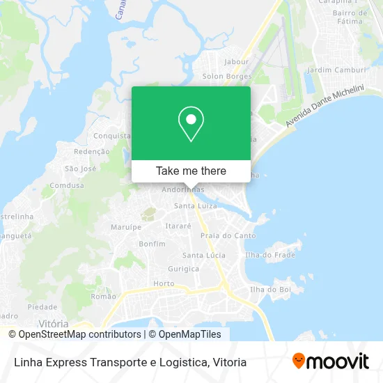 Linha Express Transporte e Logistica map