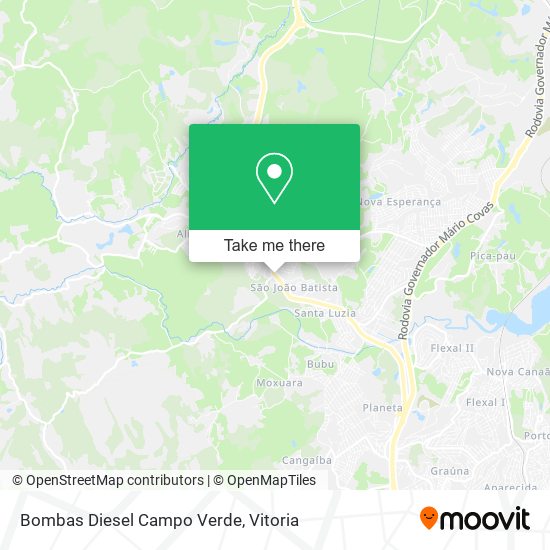 Bombas Diesel Campo Verde map