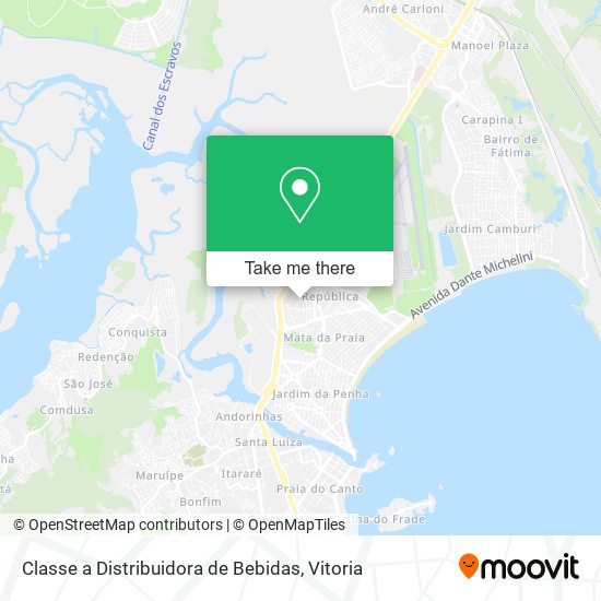 Classe a Distribuidora de Bebidas map