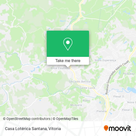 Casa Lotérica Santana map