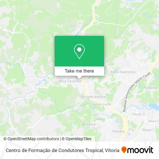Centro de Formação de Condutores Tropical map