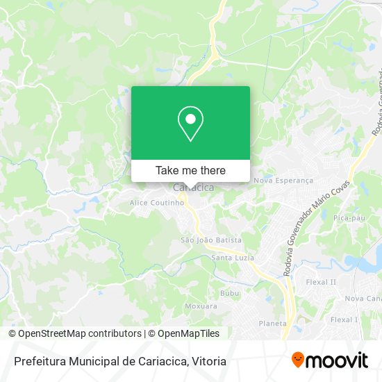 Prefeitura Municipal de Cariacica map