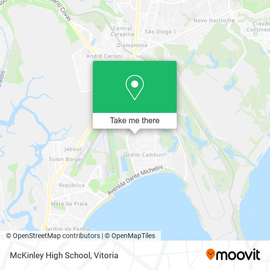 McKinley High School map