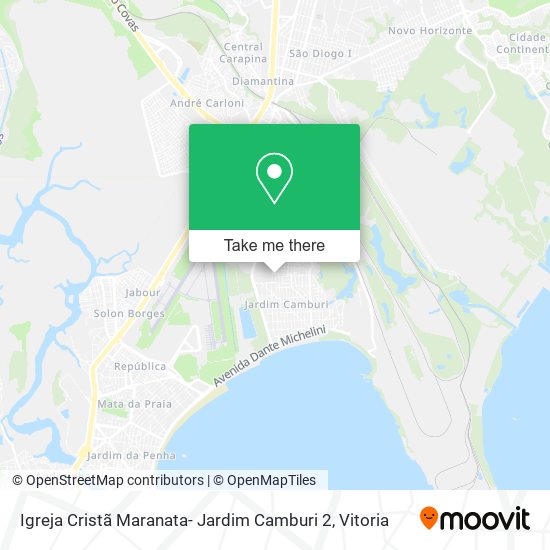 Igreja Cristã Maranata- Jardim Camburi 2 map