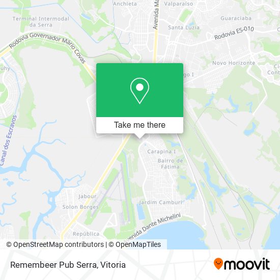 Remembeer Pub Serra map