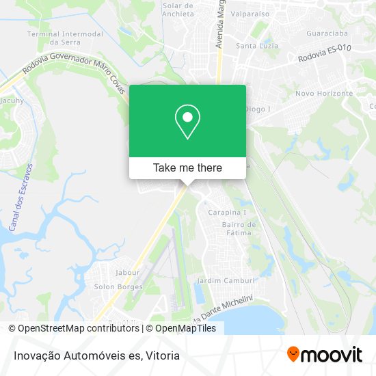 Inovação Automóveis es map