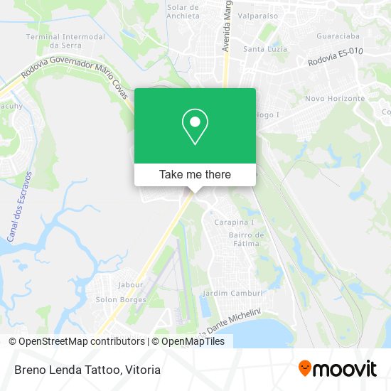 Breno Lenda Tattoo map