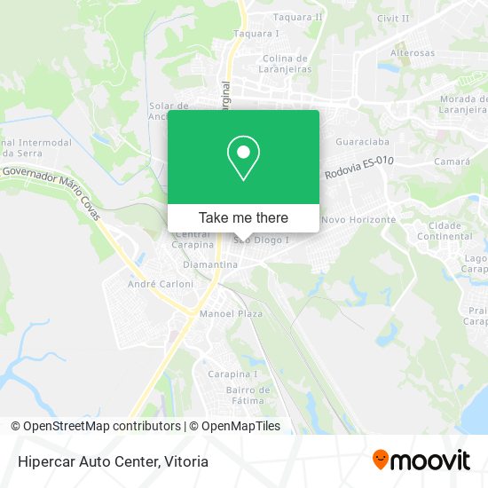 Hipercar Auto Center map