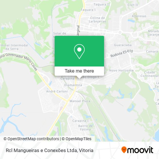 Rcl Mangueiras e Conexões Ltda map