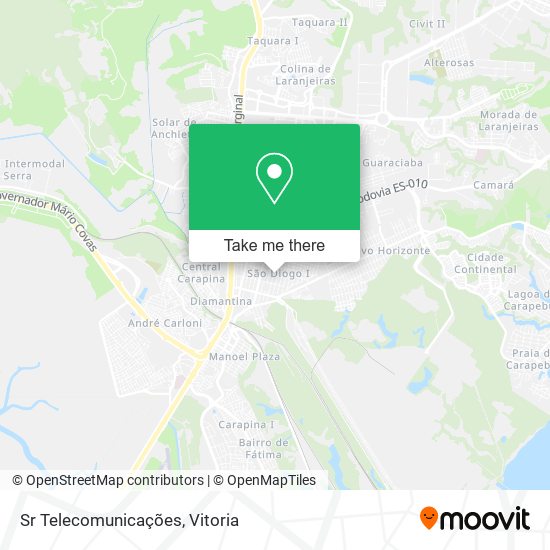 Sr Telecomunicações map