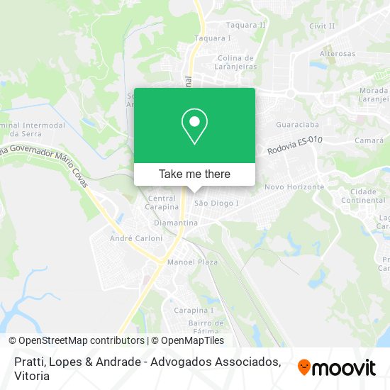 Pratti, Lopes & Andrade - Advogados Associados map