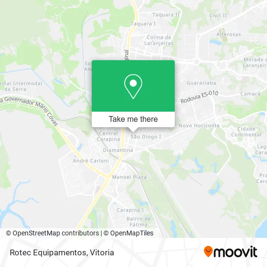 Rotec Equipamentos map