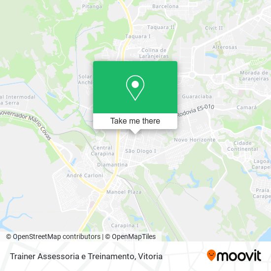 Trainer Assessoria e Treinamento map