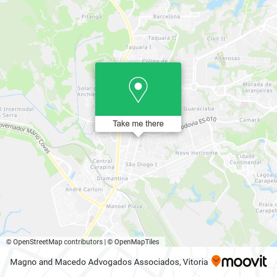 Mapa Magno and Macedo Advogados Associados