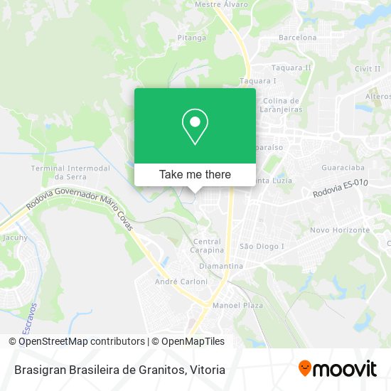 Brasigran Brasileira de Granitos map