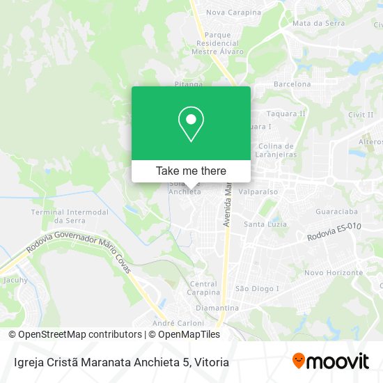 Igreja Cristã Maranata Anchieta 5 map