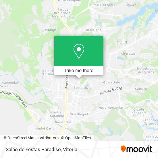 Salão de Festas Paradiso map