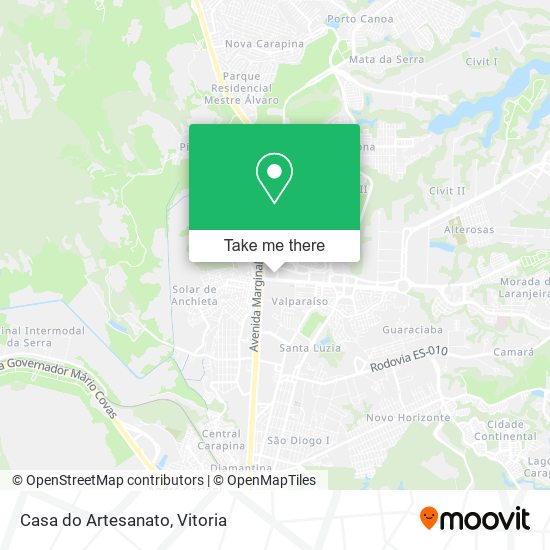 Casa do Artesanato map